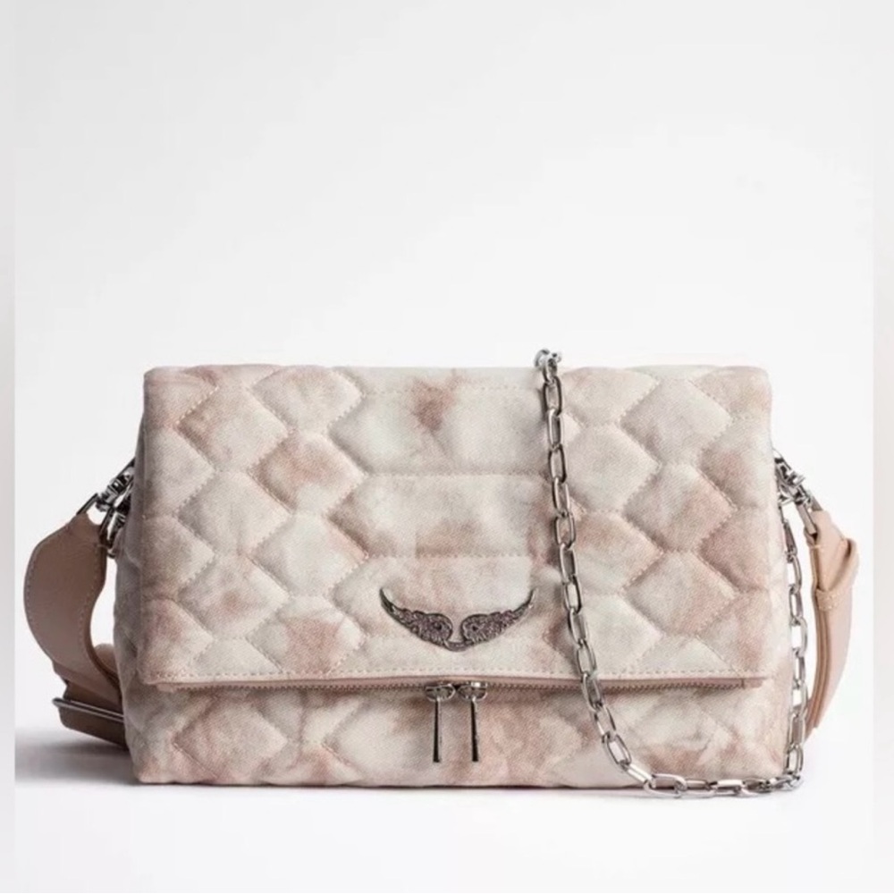 Elegant Beige Quilted Women's Bag